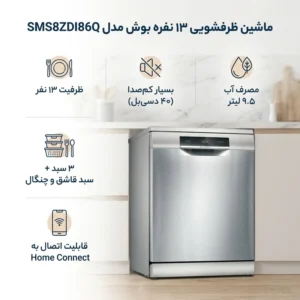ماشین ظرفشویی بوش مدل SMS8ZDI86Q 18 ماشین ظرفشویی بوش مدل SMS8ZDI86Q7